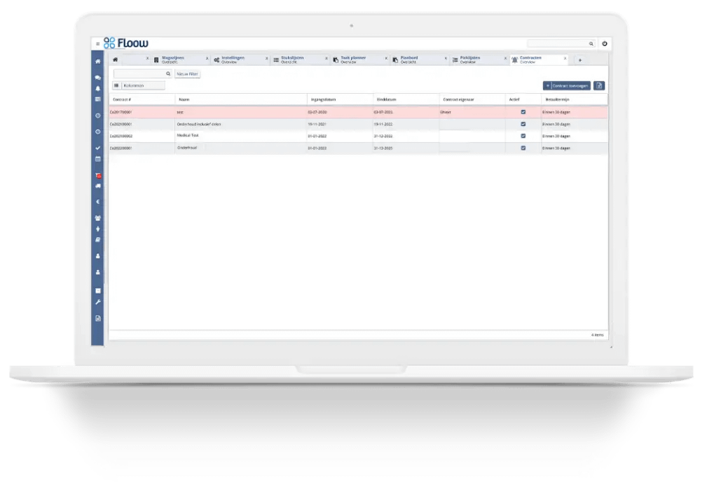 leverancierscontracten borgen digitaliseren