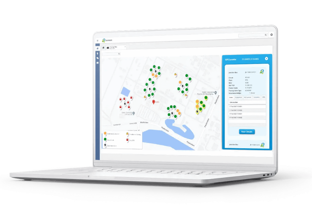 iot tracking module software map